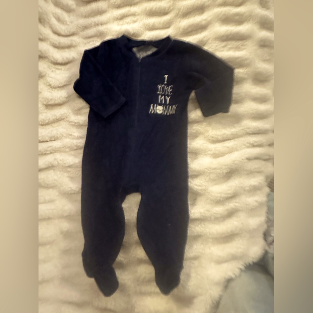 Baby boy blue sleeper